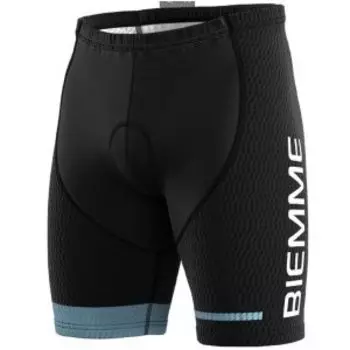 Велотрусы для триатлона Biemme PANTA, черный/голубой, R29P201M