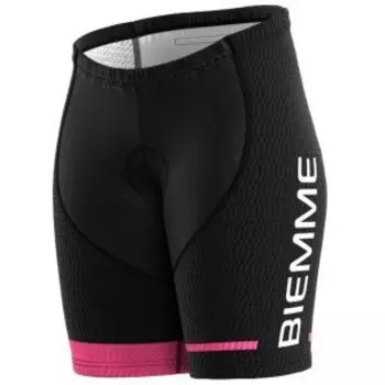 Велотрусы для триатлона Biemme PANTA Lady, черный/розовый, R29P201L