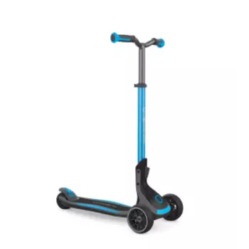 Самокат Globber ULTIMUM, складной, трехколесный, нагрузка до 100 кг, голубой, 612-101