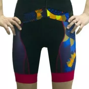 Велотрусы с лямками Biemme Flowers 2019, AB21B058L