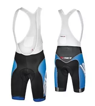 Велотрусы с лямками Castelli Sidi CIELO (2143), черный-голубой, 8102143 (Размер: S)