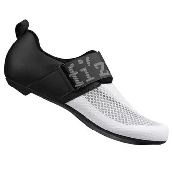 Велотуфли Fizik TRANSIRO HYDRA, триатлон, белый/черный, TRR5PMR1K (Размер: 42, Цвет: белый/черный)