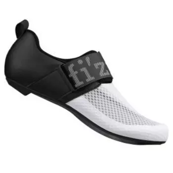 Велотуфли Fizik TRANSIRO HYDRA, триатлон, белый/черный, TRR5PMR1K