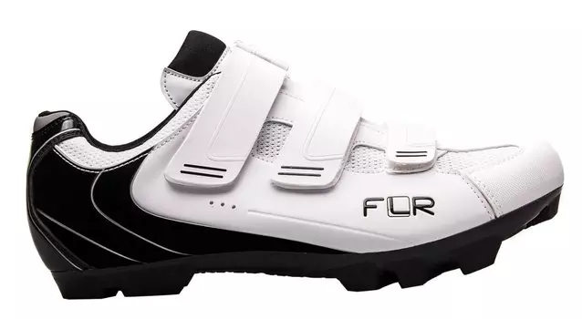 Велотуфли FLR F-55 III MTB, черно-белый