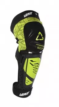 Наколенники Leatt 3DF Knee &amp; Shin Guard Hybrid EXT, черно-желтый