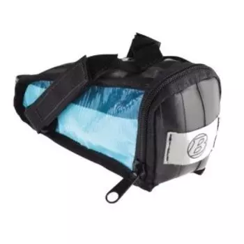Велосумка подседельная Bontrager PRO M/L ECO, объём 1.23л, Black/Blue, TCG-414164