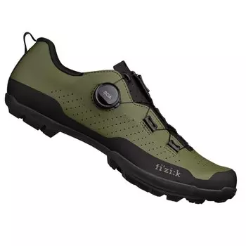 Велотуфли MTB Fizik TERRA ATLAS, милитари/черный, TEX5BPR1K (Размер: 45, Цвет: Милитари/черный)