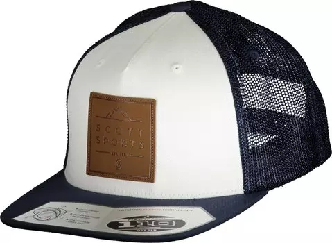 Кепка велосипедная SCOTT Leather Patch, navy/white(темно-синий/белый), 2019, 262383-1276