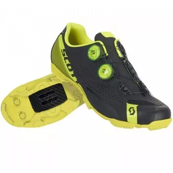 Велотуфли SCOTT Mtb Rc, matt black/sulphur yellow, 2019