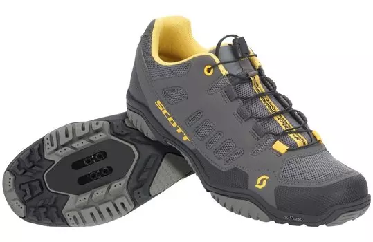 Велотуфли SCOTT Sport Crus-r, dark grey/yellow, 2020