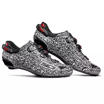 Велотуфли шоссейные SIDI SHOT 2 Dzero, черный/белый, 2023, CSHOT2DZERO (Размер: 43.5, Цвет: Черный/белый)