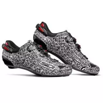 Велотуфли шоссейные SIDI SHOT 2 Dzero, черный/белый, 2023, CSHOT2DZERO