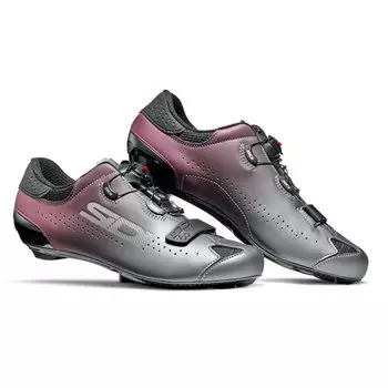 Велотуфли шоссейные SIDI SIXTY, антрацит/бордовый, 2023, CSIXTY (Размер: 41.5, Цвет: Антрацит/бордовый)