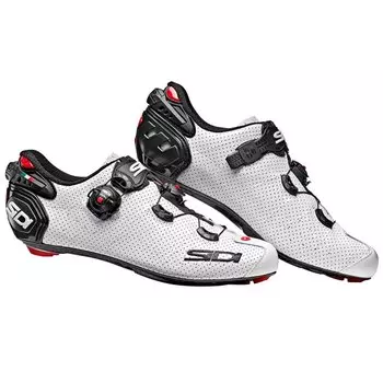 Велотуфли шоссейные SIDI WIRE 2 Carbon AIR , белый/черный, 2022-2023, CWIRE2CA (Размер: 42, Цвет: Белый/черный)