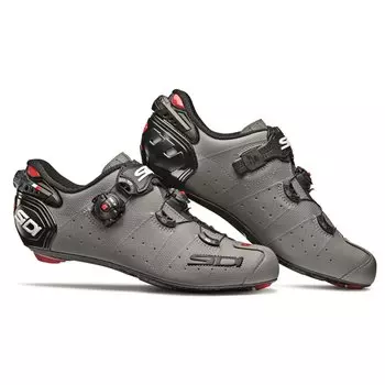 Велотуфли шоссейные SIDI WIRE 2 MATT Carbon, серый/чёрный, 2022-2023, CWIRE2CMATT (Размер: 38.5, Цвет: Серый/черный)