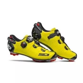 Велотуфли SIDI MTB DRAKO 2 Carbon SRS, желтый флуоресцентный/черный, 2019, CDRAKO2