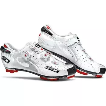 Велотуфли SIDI MTB DRAKO Carbon SRS, белый лакированный, 2015