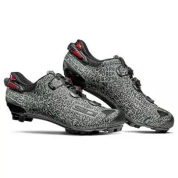 Велотуфли SIDI MTB TIGER 2 SRS Dzero Carbon, серо-зеленый/черный, CTIGER2DZERO