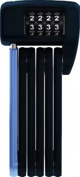 Велозамок ABUS Bordo Combo Lite Mini 6055C/60см Movistar, складной, кодовый, класс защиты 7/15, голубой, 05-0062107