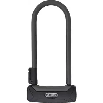 Велозамок ABUS скоба на ключе 640/135HB230мм BK TexK GRANIT PLUS класс защиты 12/15 с креплением, черный, 05-0039703
