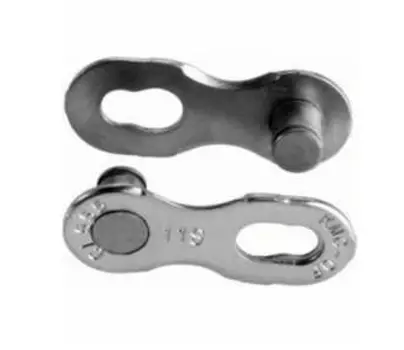 Велозамок цепи ELVEDES Sigma, подходит для 11 скоростных цепей, 10замков, :серебристый, SCL-18 Silver / Silver (10 sets)