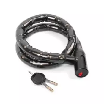 Велозамок VINCA SPORT 22*1000мм, черный тросик, инд.уп. VS 8513