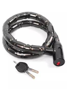 Велозамок VINCA SPORT 22*1000мм, черный тросик, инд.уп. VS 8513