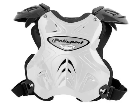 Велозащита груди и спины Polisport TITAN 07, white/black (Размер: OS)