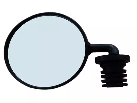 Велозеркало SUNTEK, D:50мм, выпуклое, крепление в руль, черный, MT-305