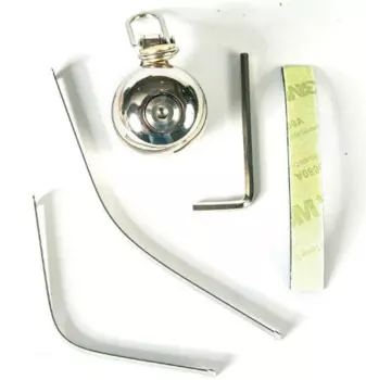 Велозвонок 4BIKE BB3320-Sil, латунь, D-30 мм, серебристый, ARV100038