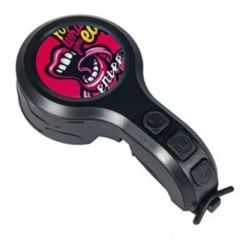 Велозвонок Enlee OBP-10, дизайн рот, пластик, D-50 мм, ARV000496