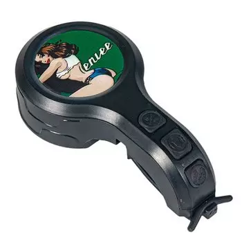 Велозвонок Enlee OBP-10, пластик, дизайн девушка, D-50 мм, ARV000495