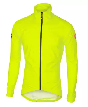 Ветровка-дождевик Castelli EMERGENCY, желтый fluo