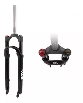 Вилка амортизационная BTA 27,5", пружинная, шток 1"1/8, DISC, ход 100мм, ZXX22493