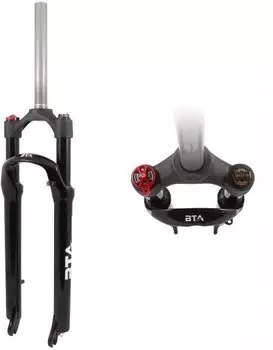 Вилка амортизационная BTA 29", пружинная, шток 1"1/8, DISC, ход 100мм, ZXX22494