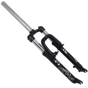 Вилка амортизационная TBS, пружинный, 26", 1 1/8", ход 80-100 мм, оба типа тормоза, черная, ME--Z938SVD--AL--K