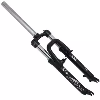 Вилка амортизационная TBS, пружинный, 26", 1 1/8", ход 80-100 мм, оба типа тормоза, черная, ME--Z938SVD--AL--K