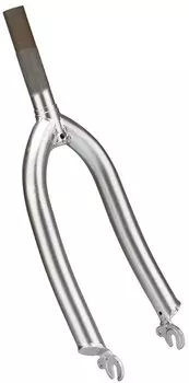 Вилка велосипедная 18", рулевой шток 1", серебристый, 110115 LU046655