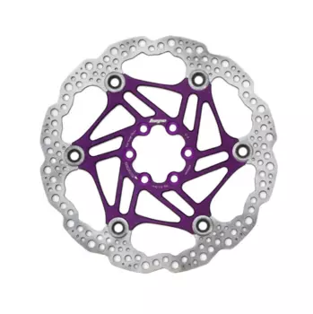 Ротор велосипедный "HOPE" FLOATING DISC, 180MM, 6 болтов, фиолетовый. HBSP3301806FPU