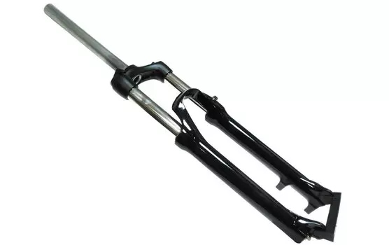 Вилка велосипедная 26"х1 1/8", пружинно-эластомерная, безрезьбовая, шток 260 мм, 688S - 26"