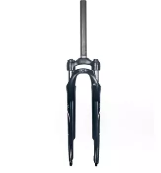 Вилка велосипедная амортизационная GTMRK 320-AMS-HL-S-700C, для 28'', пружинная, шток 1-1/8, черный, 320-AMS-HL-S