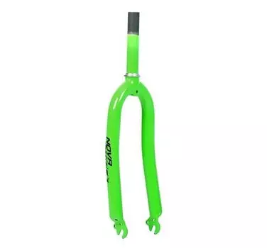 Вилка велосипедная, для велосипедов Novatrack, жесткая, 20", зеленый, КЛ105208