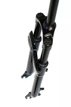 Вилка велосипедная EASING 24"*1.1\8", 200мм пружина, стальная, черная, 2,55кг, ES 225-2 24"