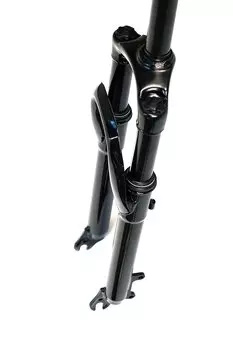 Вилка велосипедная EASING 26"*1. пружина, стальная, черная, 2,55кг, ES 225-2 26"