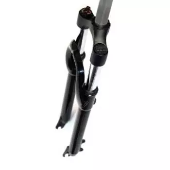 Вилка велосипедная EASING 29"*1.1\8" ход 80мм, пружина, предварительное сжатие, стальная, черная, ES 245 AMS 29"