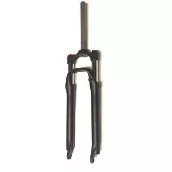 Вилка велосипедная HORST AML100, 27.5", алюминий, ход 100 мм, 28.6 мм, безрезьбовой шток, матовый черный, 00-210060