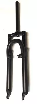 Вилка велосипедная HORST ST80, 27.5", сталь, ход 80 мм, 28.6мм, безрезьбовой шток, черный, 00-210025
