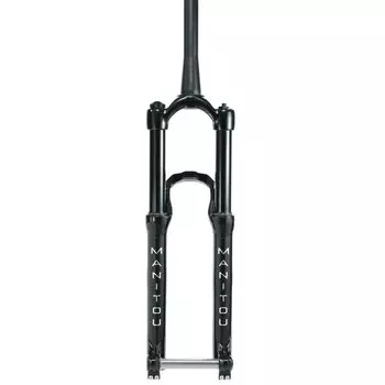 Вилка велосипедная Manitou Circus Expert, 26" 100 mm, алюминий, конусная, амортизационная, черная, 191-29495-A807