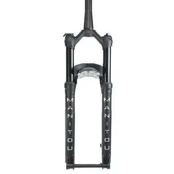 Вилка велосипедная Manitou Machete Comp 27.5", алюминий, ход 100 mm, конусный, 1-1/8"-1.5", Matte Black, 191-36971-A003
