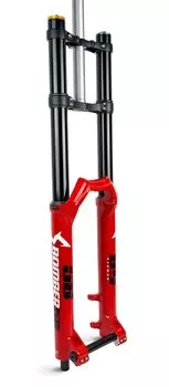 Вилка велосипедная Marzocchi Bomber 58, 200 мм, 27,5", 110x20 мм, красный, 912-01-109